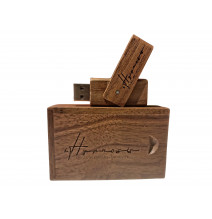 Elegant 64GB Wooden Flash...