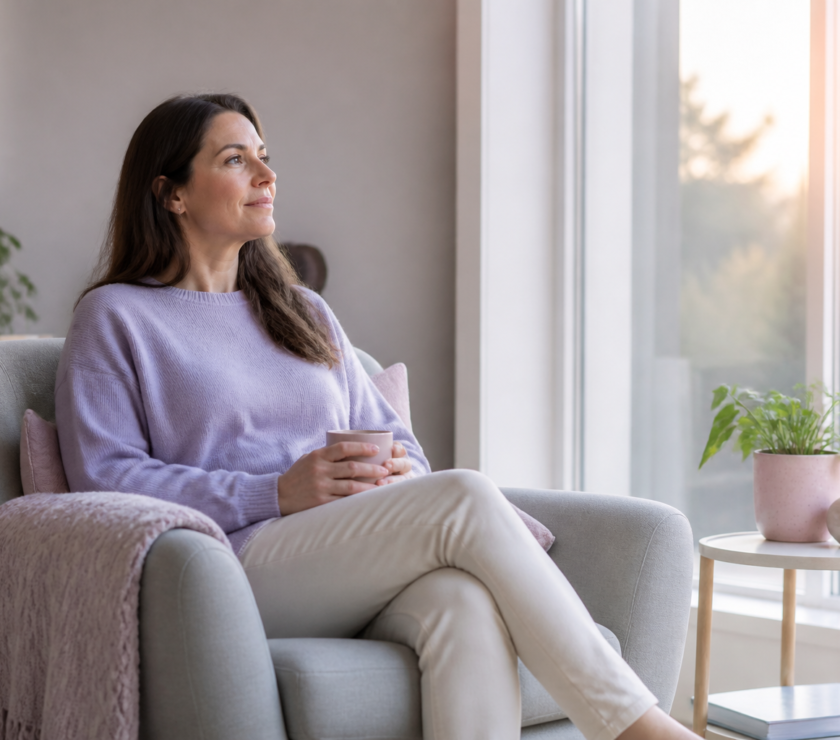 A calm hypnotherapy consultation focused on relaxation and emotional wellbeing.